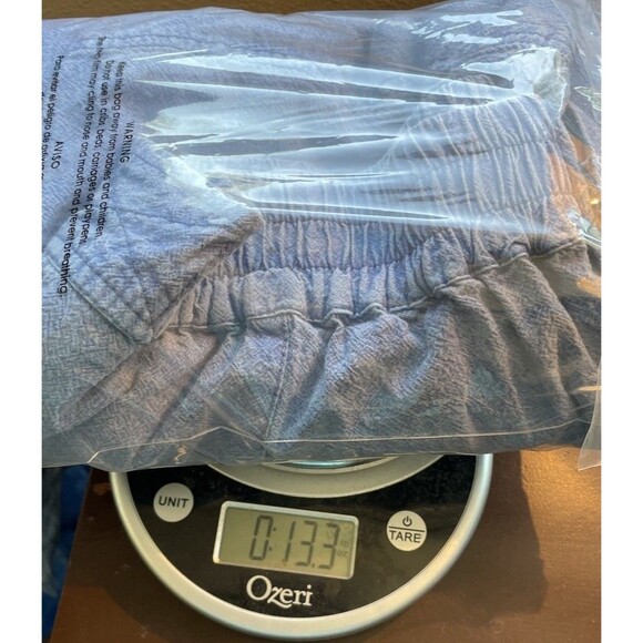 FREE PEOPLE Be The Change Slouch Pants In Blue Metal Size Small - Picture 11 of 11